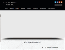 Tablet Screenshot of naturalstonecity.com